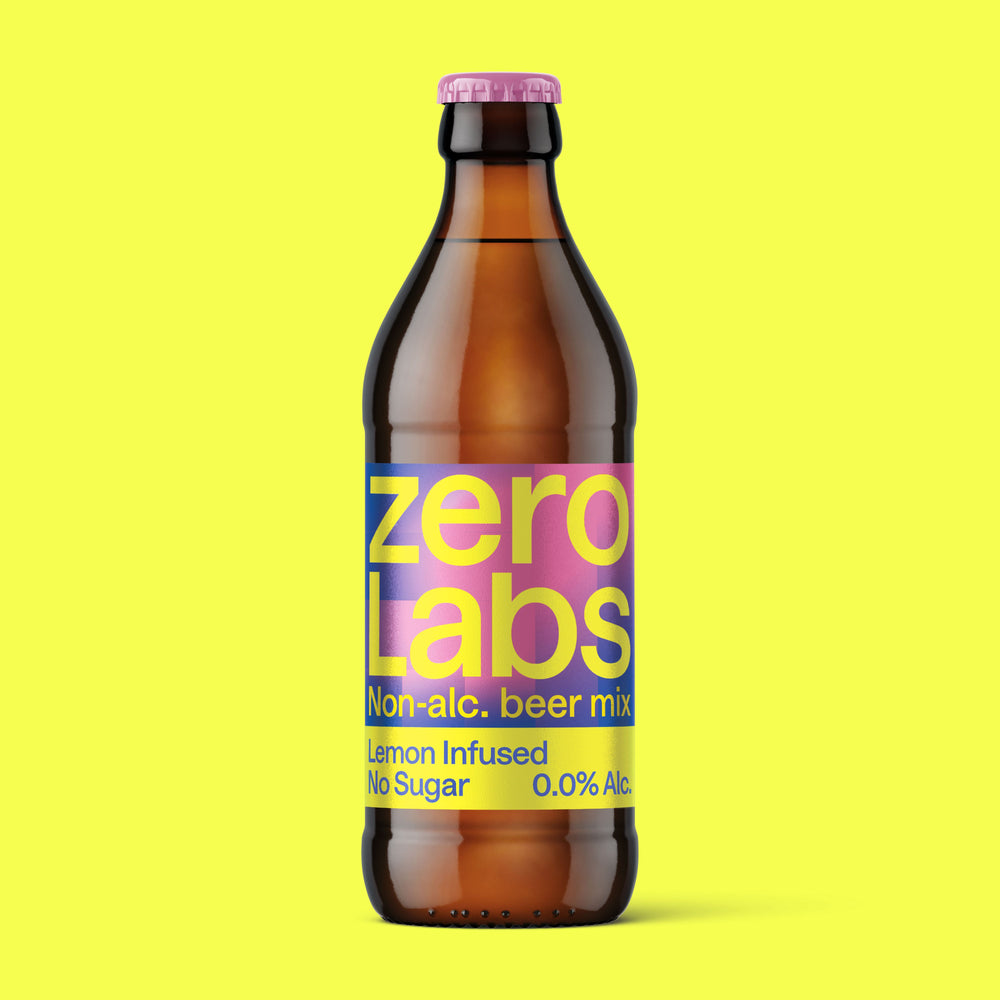 zeroLabs Lemon Infused – Yellow Background