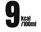 Nur 9 kcal je 100 ml